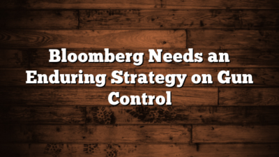Bloomberg Needs an Enduring Strategy on Gun Control